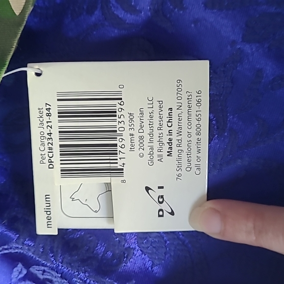 NWT 🪖 Pet Cargo Jacket - Dog Classic Camo Military Fatigues w/ Hood Size Medium - Picture 15 of 16